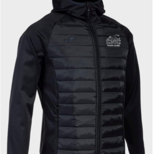 Chaqueta Negra Con Capucha